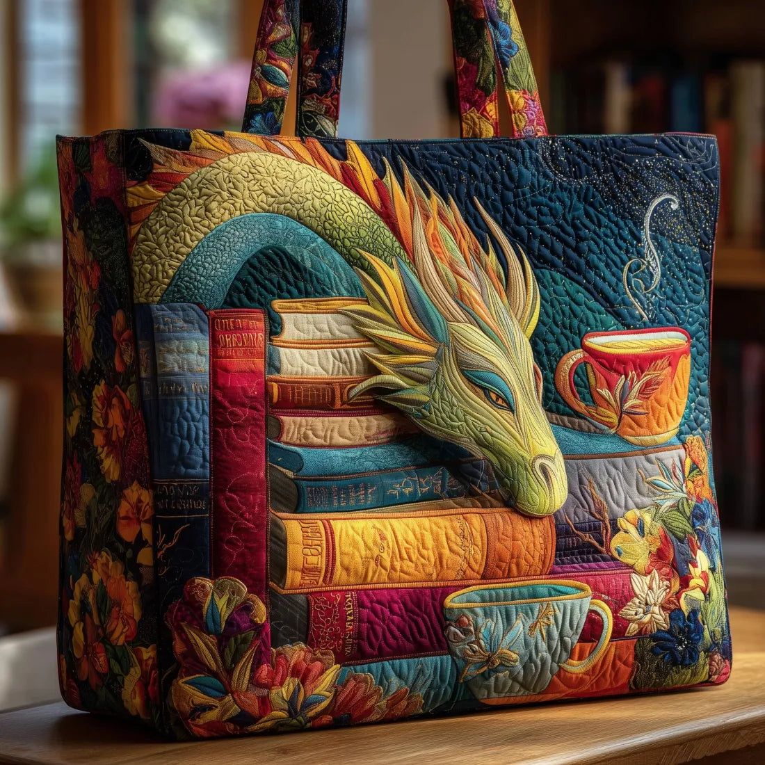 Artisanal Bag - Dragon Book Reader and Mugs