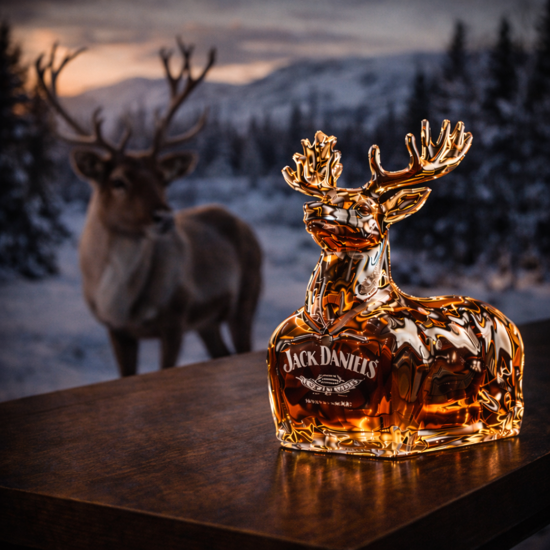 Bouteille de Whisky - Édition Renne