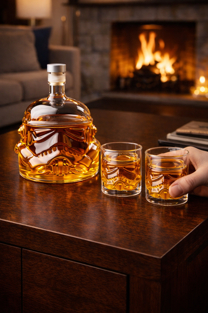 Bouteille de whisky - Édition Star Wars et Verres