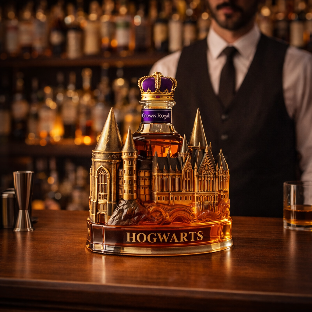 Bouteille de Whisky – Édition Château Magique