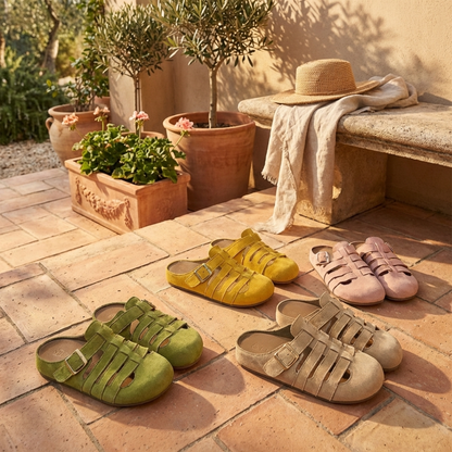 Aurora | Comfort Clogs with Strap
