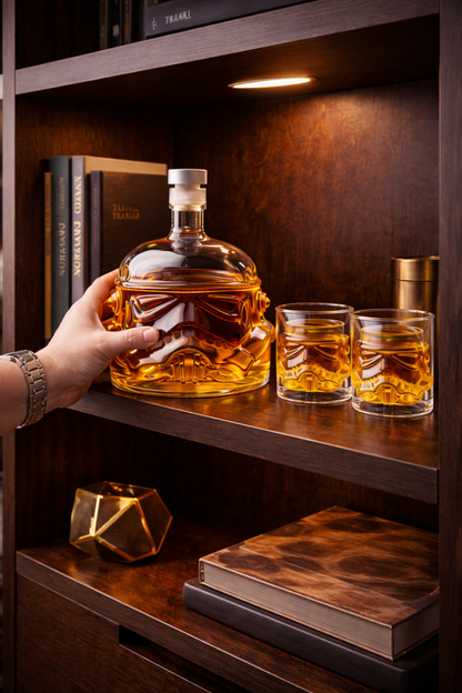 Bouteille de whisky - Édition Star Wars et Verres
