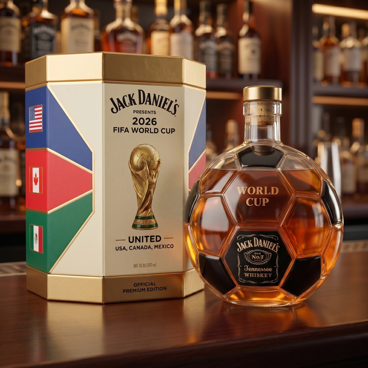 Bouteille de Whisky – Ballon de la Coupe du Monde 2026
