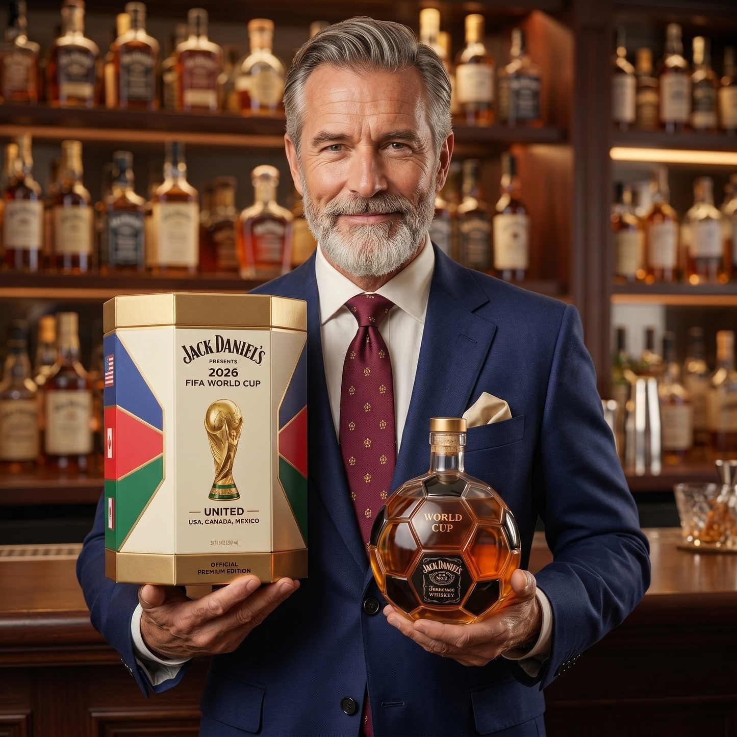 Bouteille de Whisky – Ballon de la Coupe du Monde 2026