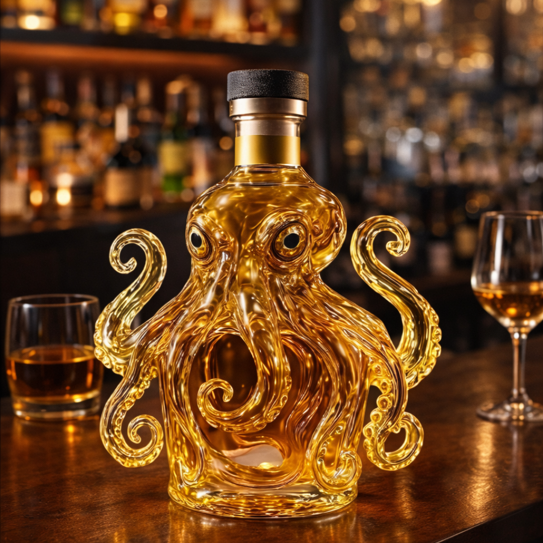 Bouteille de Whisky - Édition Pieuvre
