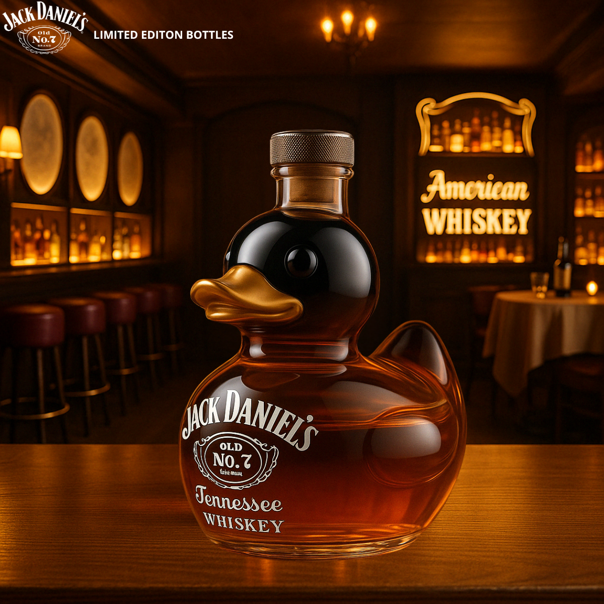 Bouteille de Whiskey en Forme de Canard