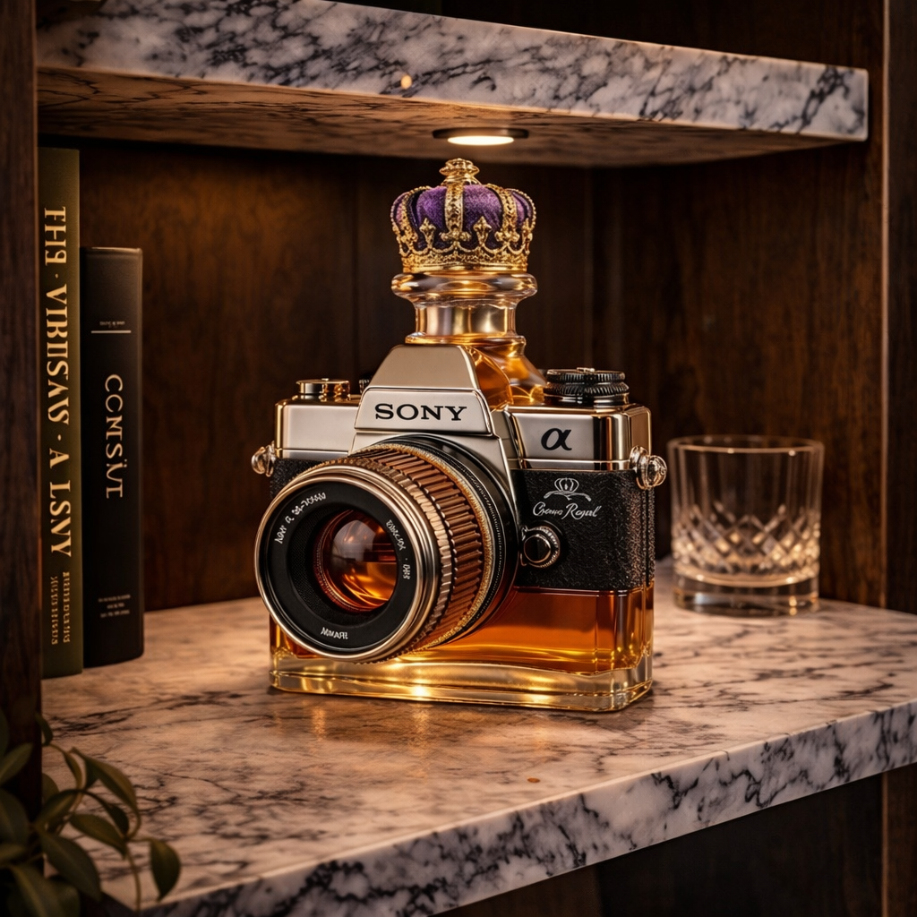 Bouteille de Whisky - Édition Caméra