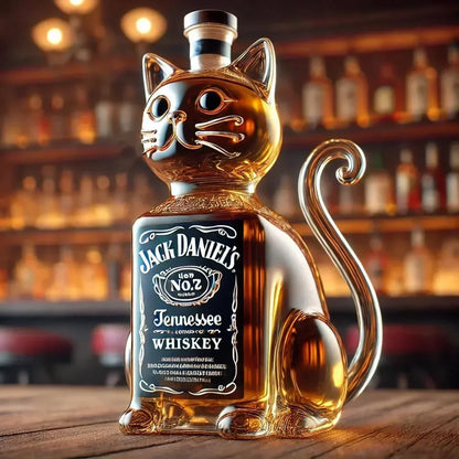 Bouteille de Whisky - Édition Chat