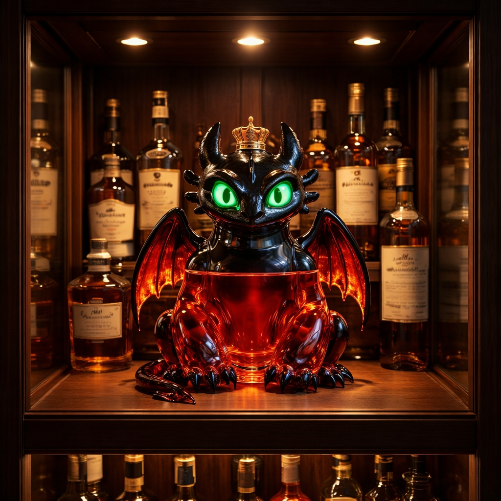 Bouteille de Whisky - Édition Dragon