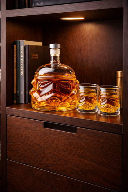 Bouteille de whisky - Édition Star Wars et Verres