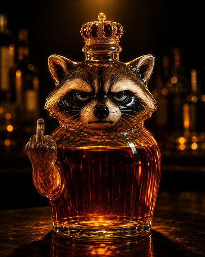 Bouteille de Whisky — Édition Raccoon Rebel