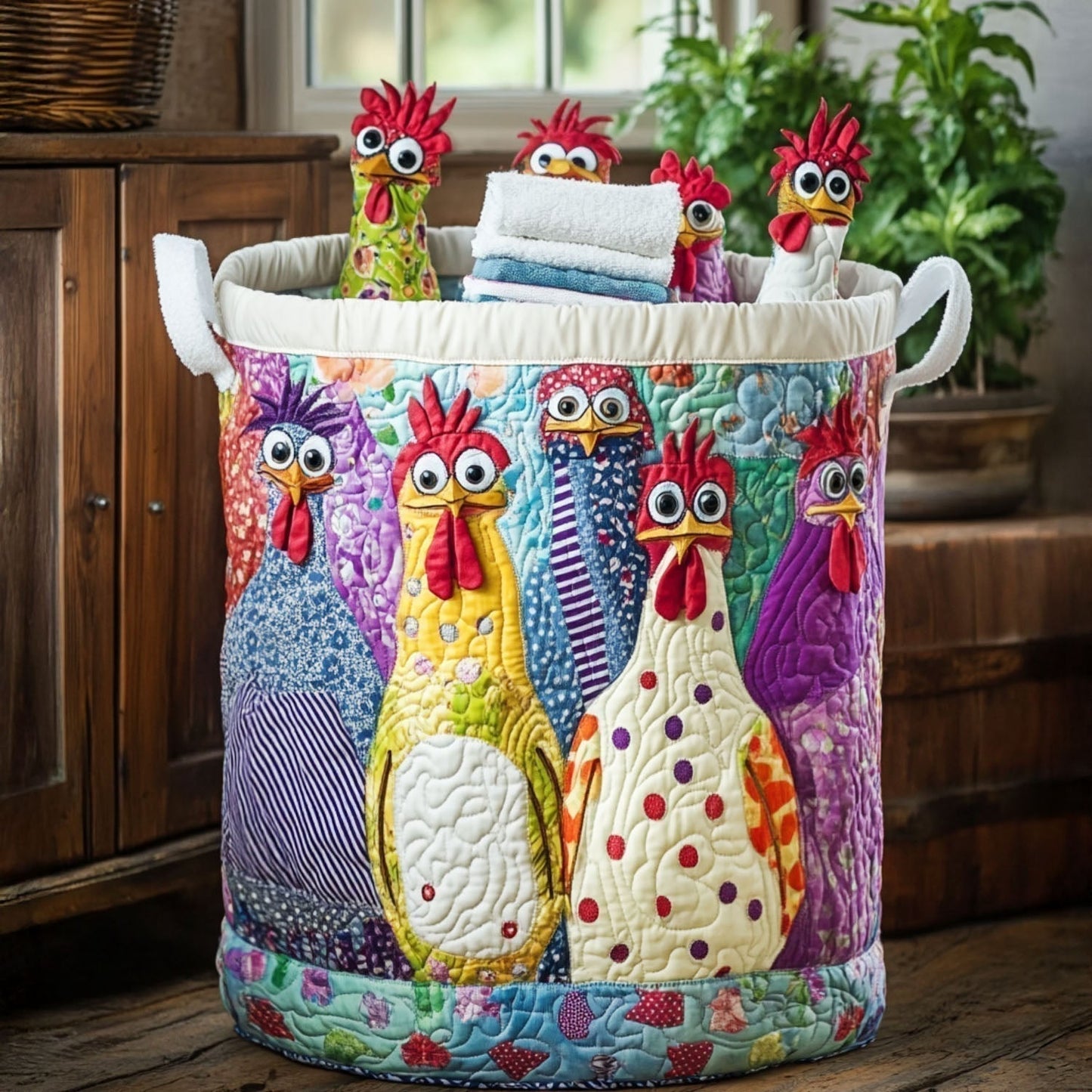 Clara | Cluck Couture Laundry Basket