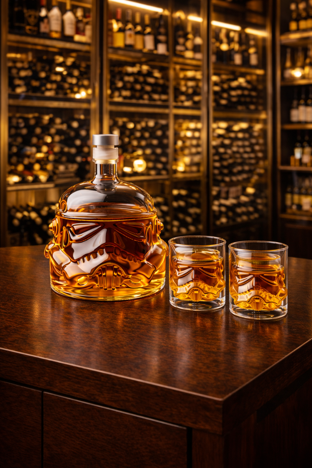 Bouteille de whisky - Édition Star Wars et Verres