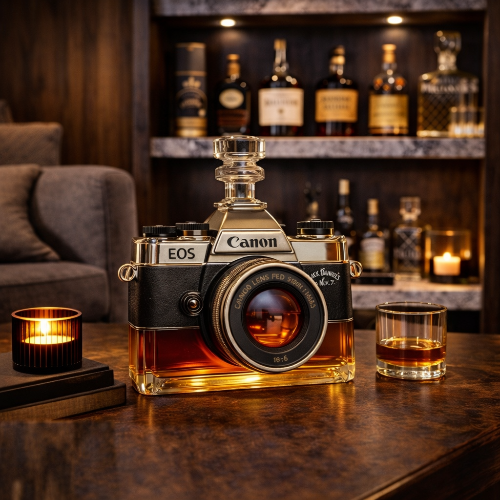 Bouteille de Whisky - Édition Caméra