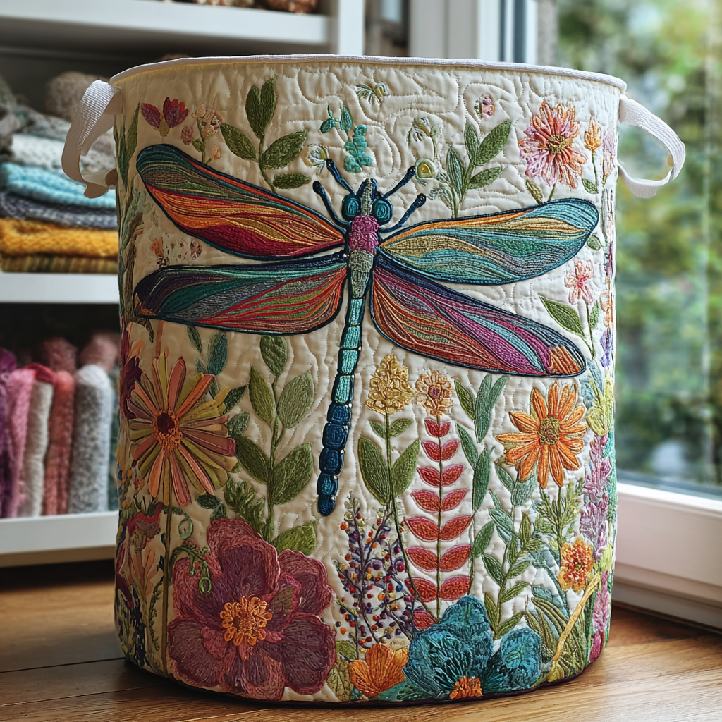 Iris | Laundry Basket Garden of Dragonflies