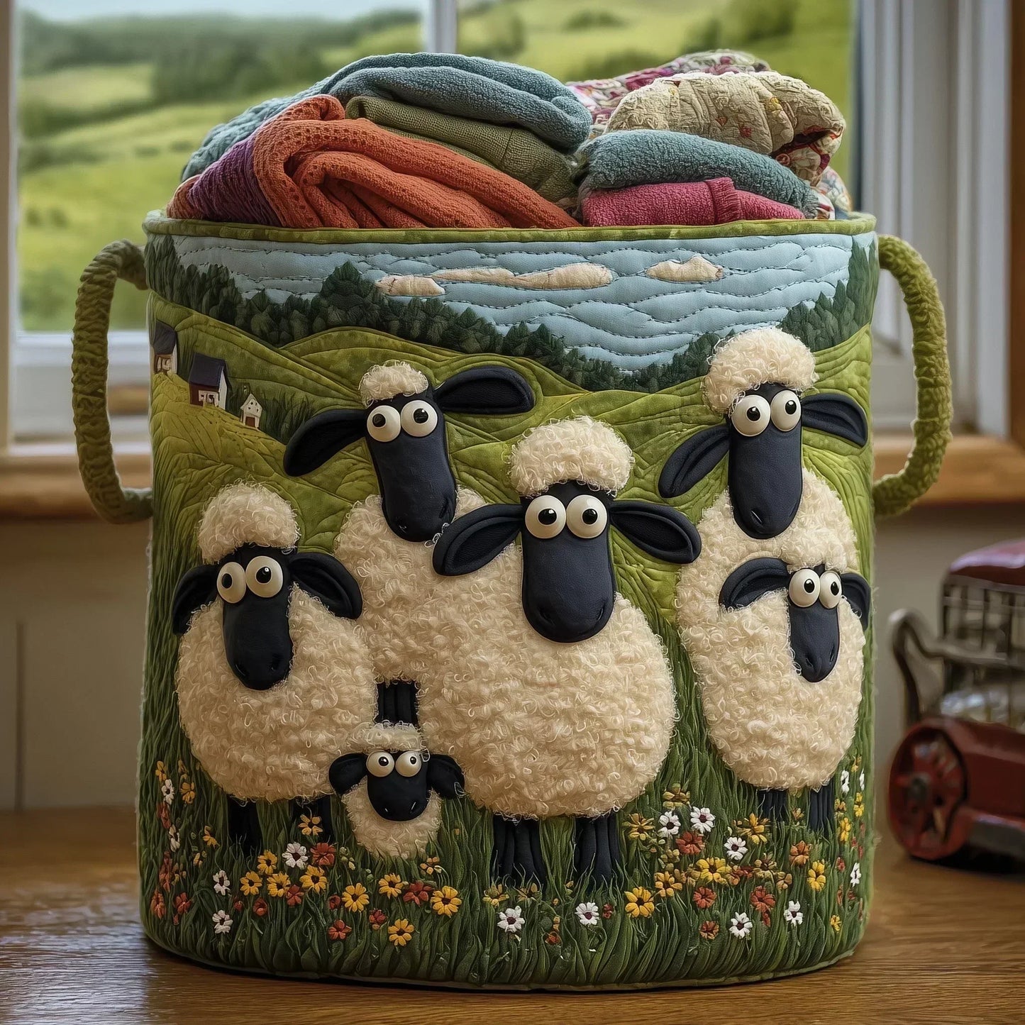 Opale | Hand Quilted Basket