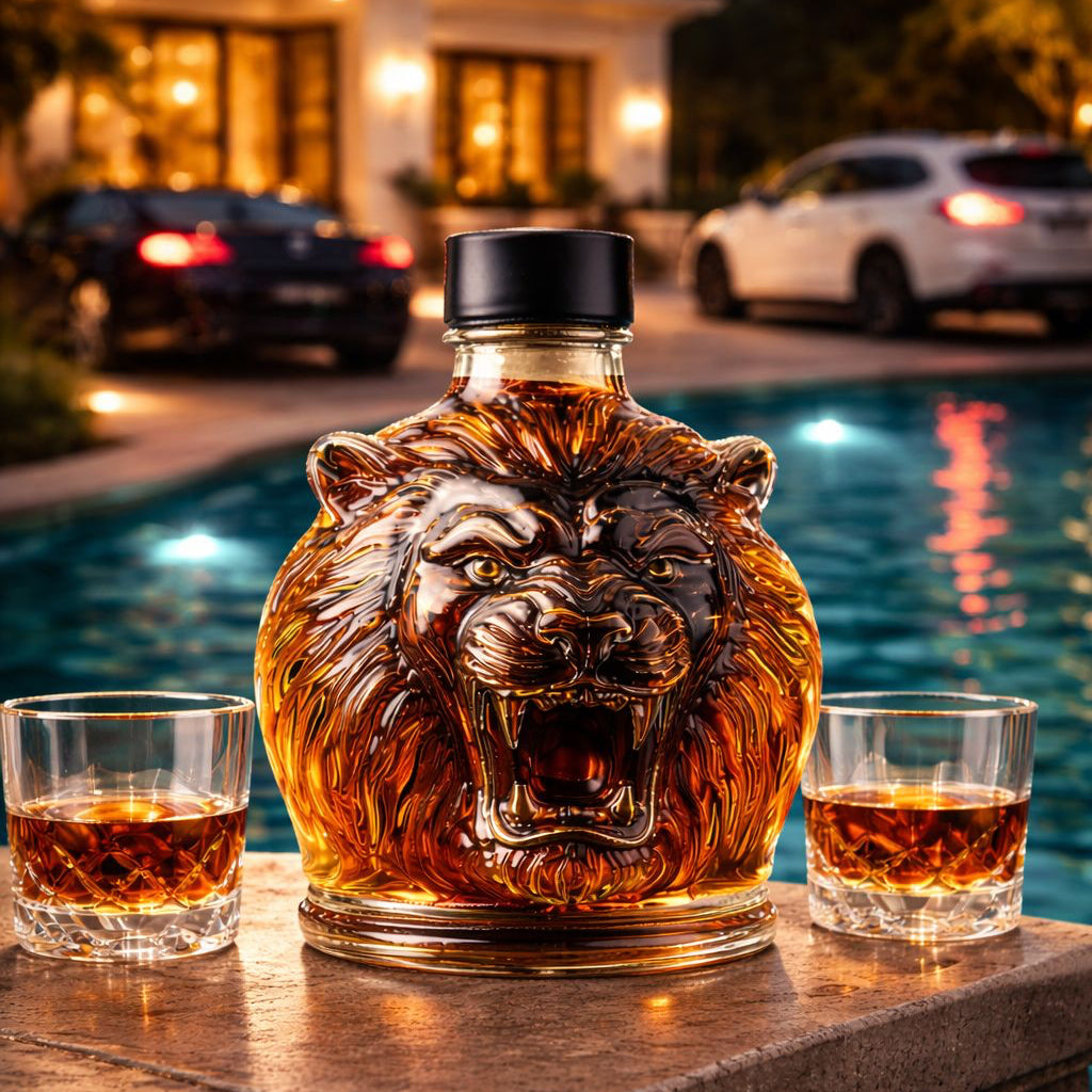 Bouteille de Whisky - Édition Lion