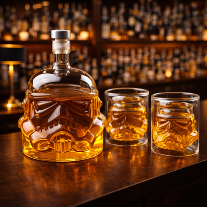 Bouteille de Whisky - Édition Ensemble Bouteille et Verre