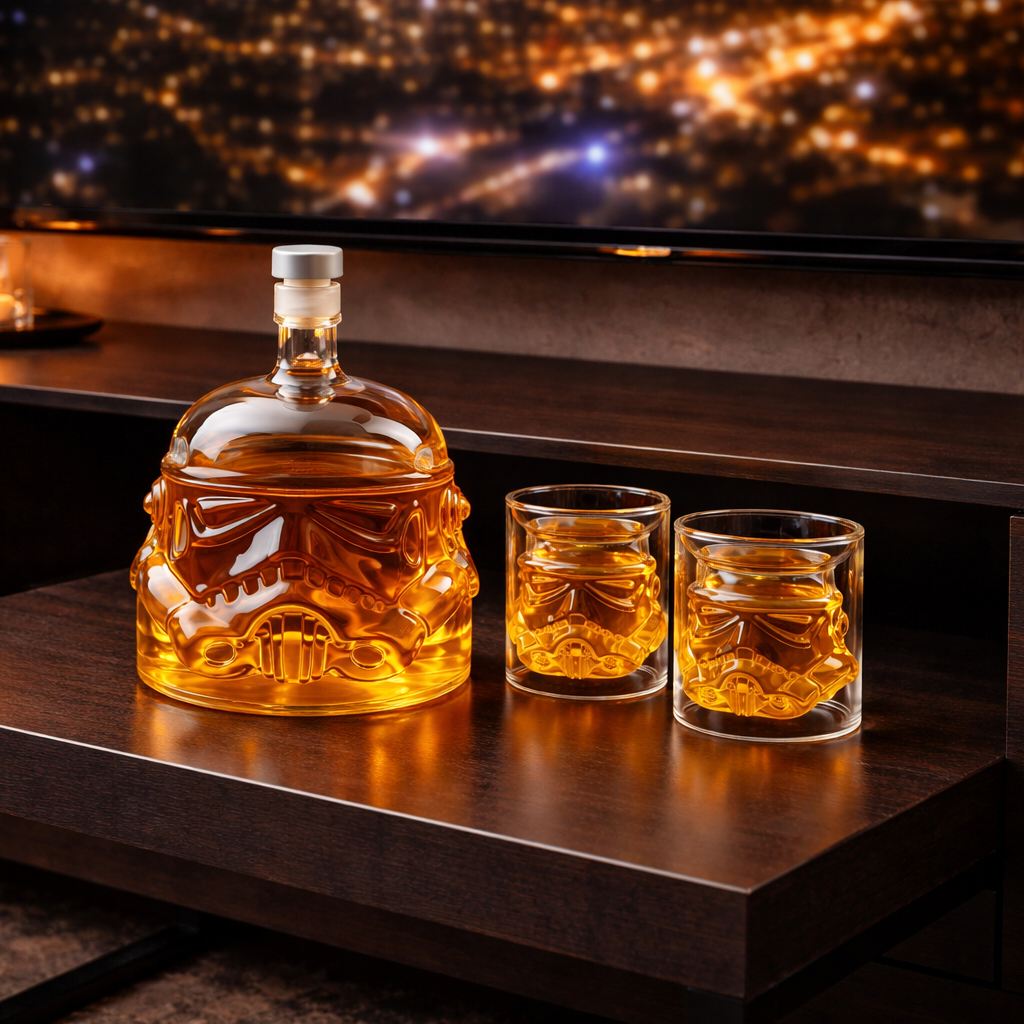 Bouteille de Whisky - Édition Ensemble Bouteille et Verre