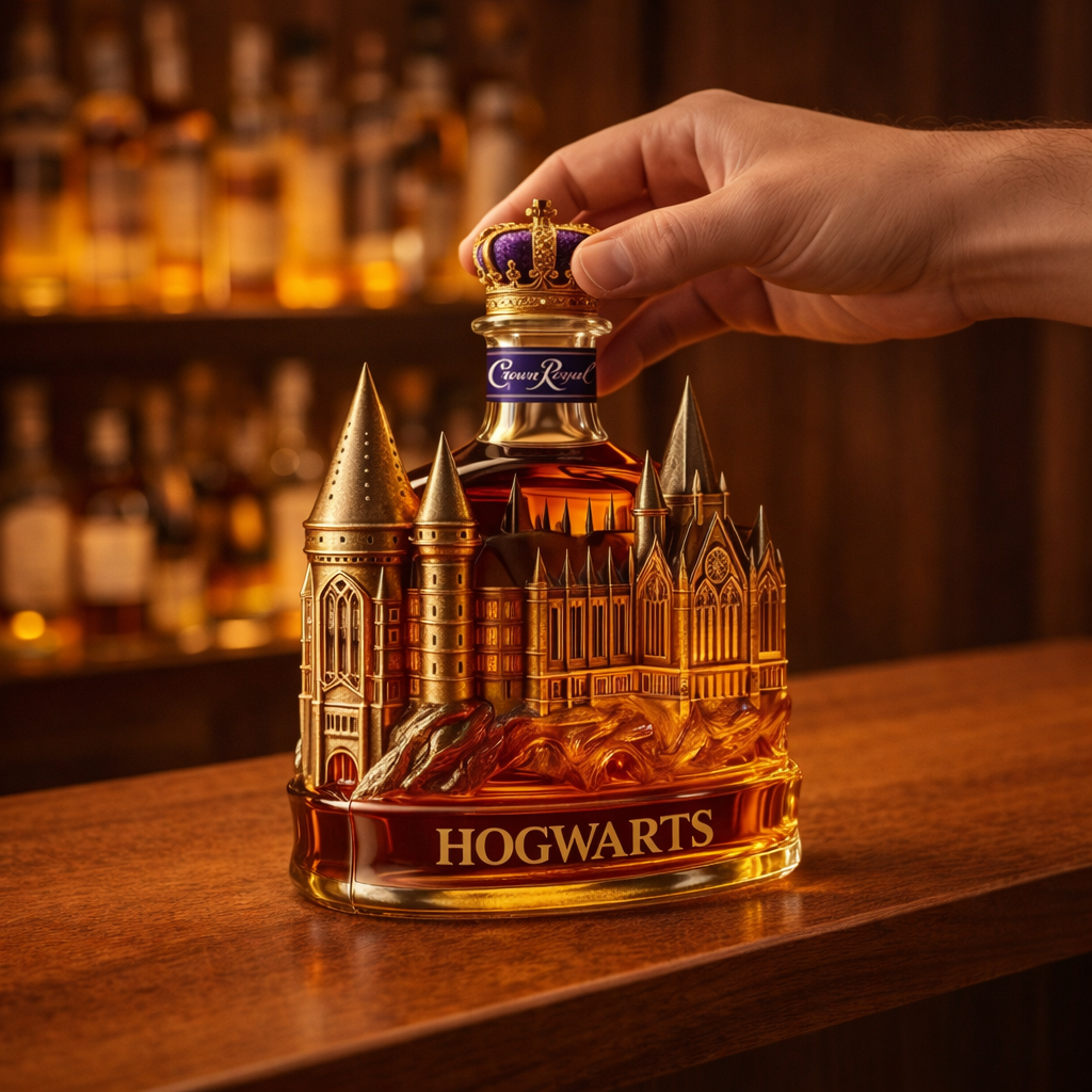 Bouteille de Whisky – Édition Château Magique