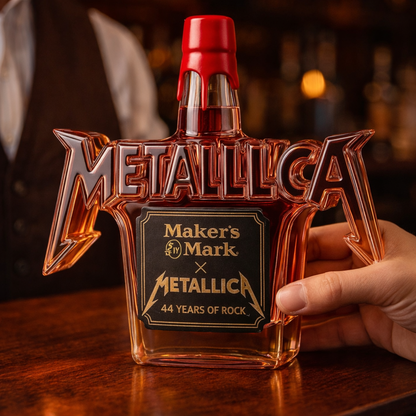 Bouteille de Whiskey - Édition Rock Metallica