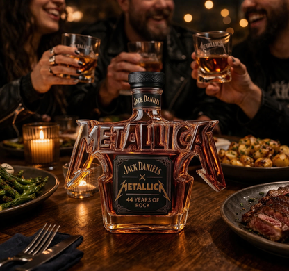 Bouteille de Whiskey - Édition Rock Metallica