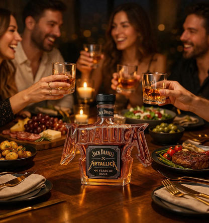 Bouteille de Whiskey - Édition Rock Metallica