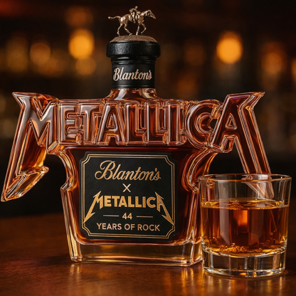 Bouteille de Whiskey - Édition Rock Metallica
