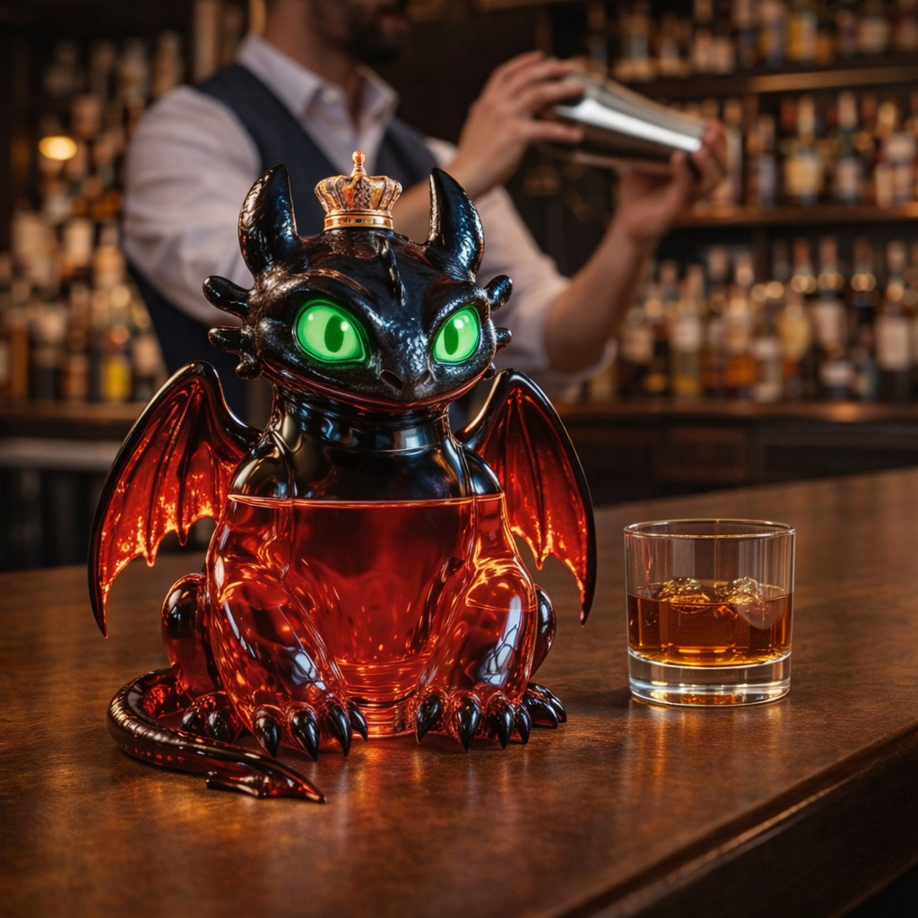 Bouteille de Whisky - Édition Dragon