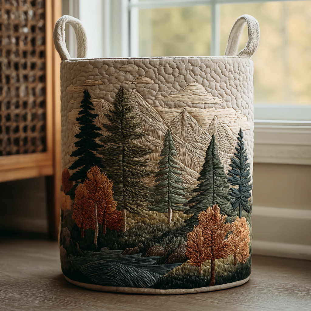 Naomi | Forest Laundry Basket