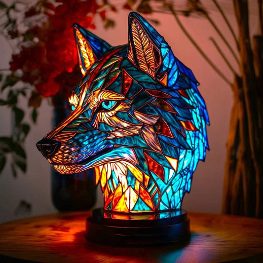 Glow Lamp of the Guardian Wolf