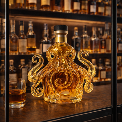 Bouteille de Whisky - Édition Pieuvre