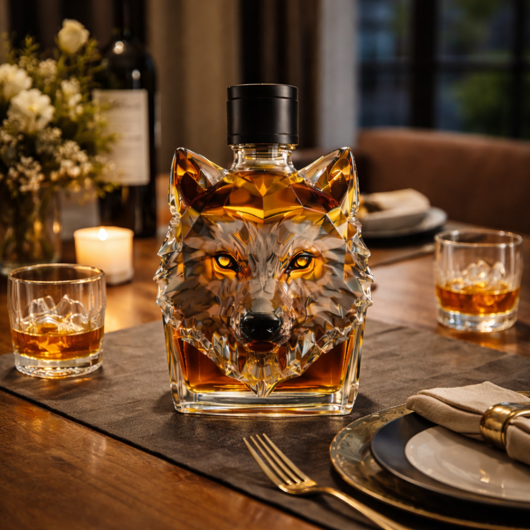 Bouteille de Whisky - Édition Loup