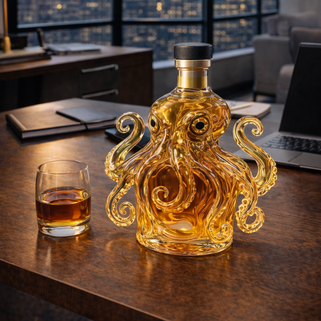 Bouteille de Whisky - Édition Pieuvre
