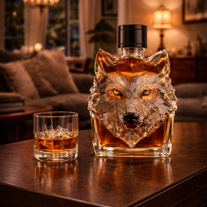 Bouteille de Whisky - Édition Loup