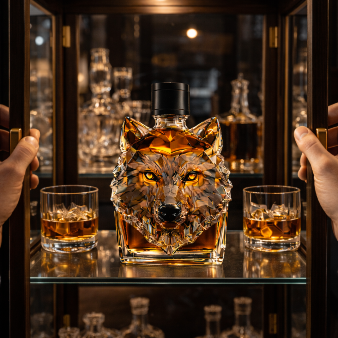 Bouteille de Whisky - Édition Loup