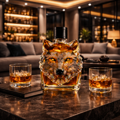 Bouteille de Whisky - Édition Loup