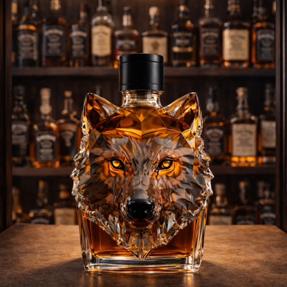 Bouteille de Whisky - Édition Loup