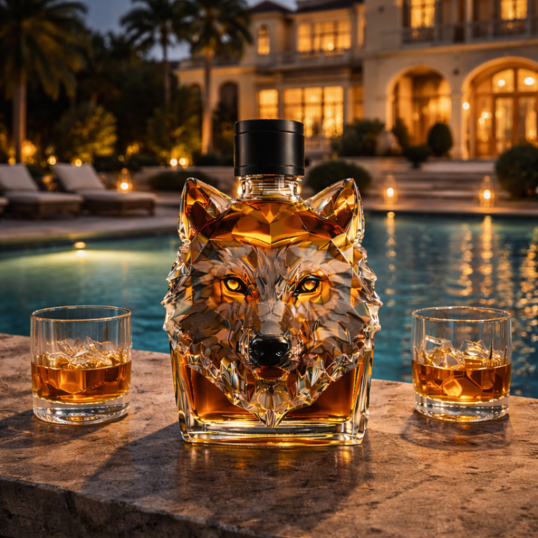 Bouteille de Whisky - Édition Loup