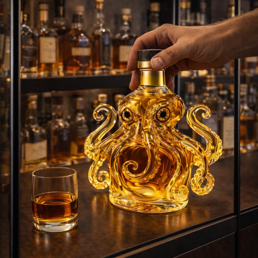 Bouteille de Whisky - Édition Pieuvre