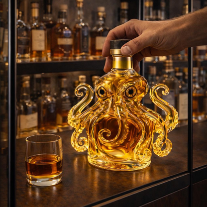 Bouteille de Whisky - Édition Pieuvre