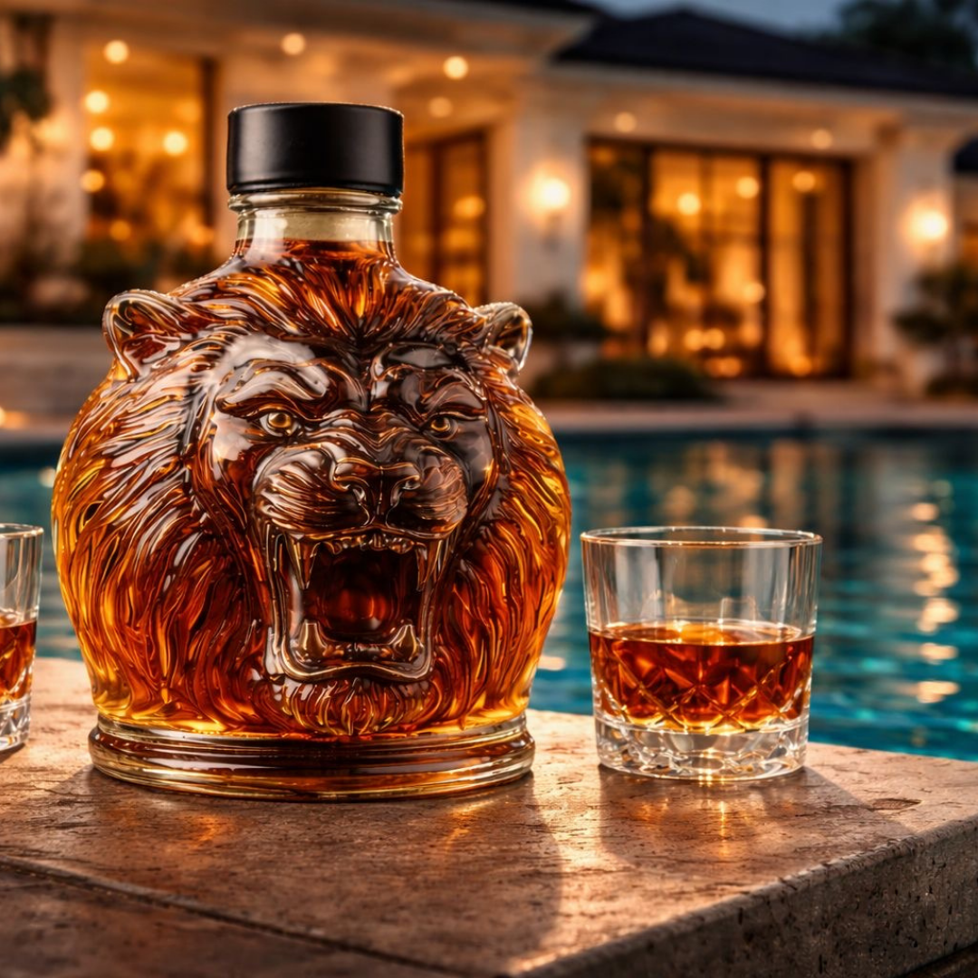 Bouteille de Whisky - Édition Lion