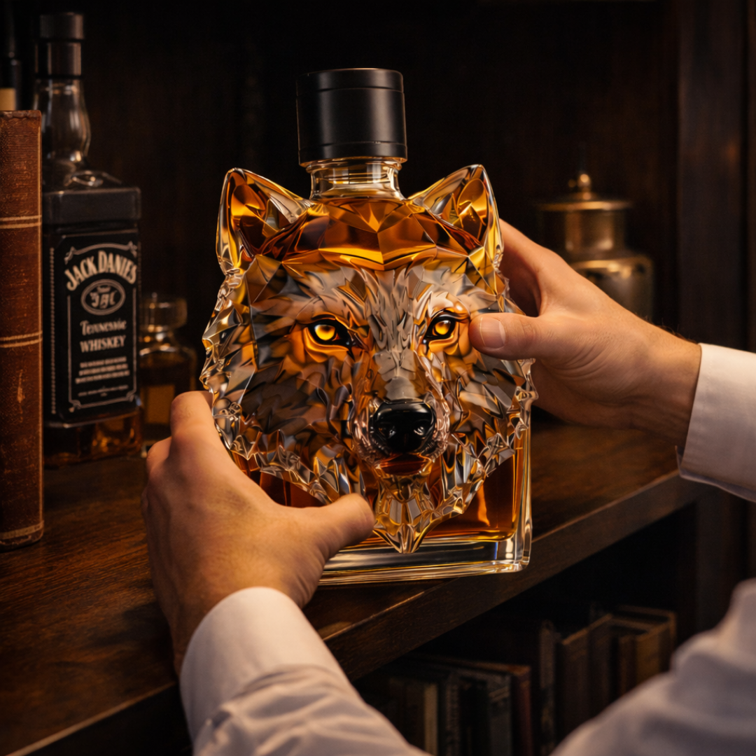 Bouteille de Whisky - Édition Loup