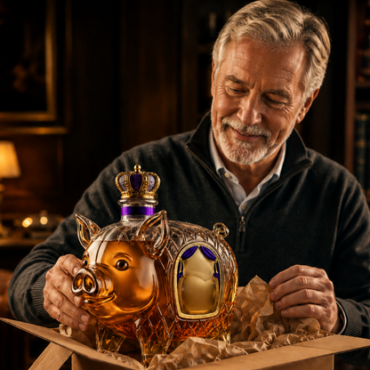 Bouteille de Whisky - Édition Cochon