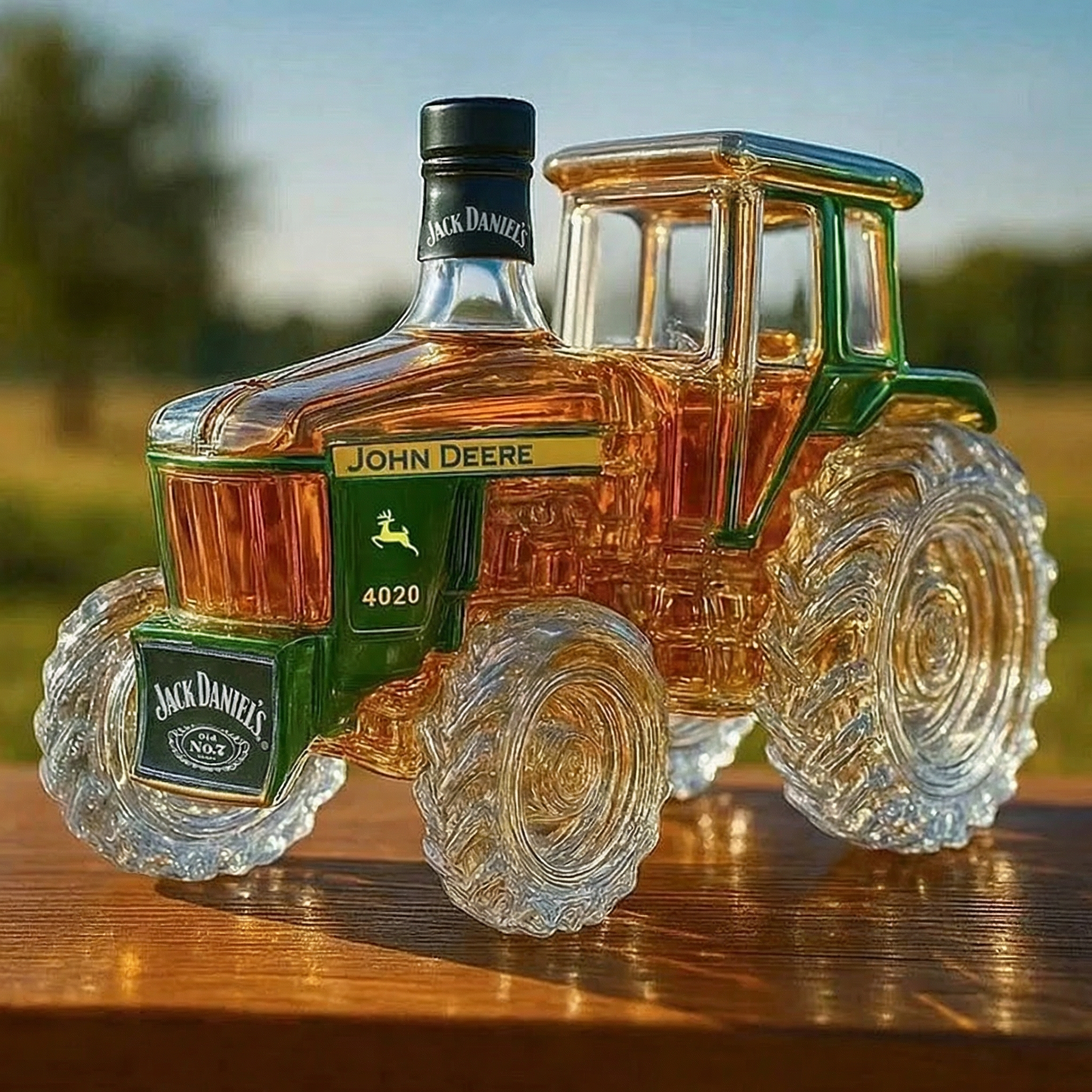 Bouteille de Whisky en Verre 4020