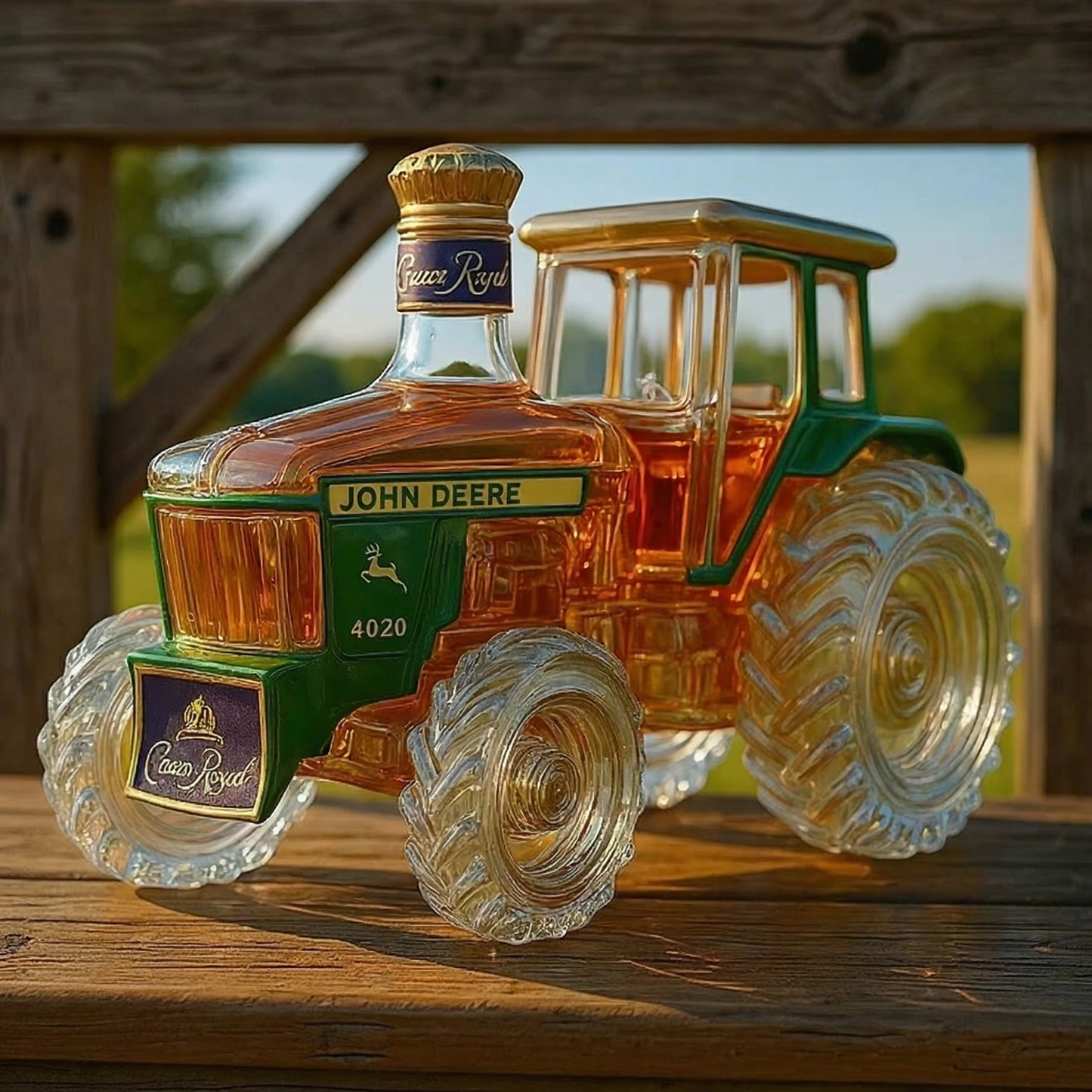 Bouteille de Whisky en Verre 4020