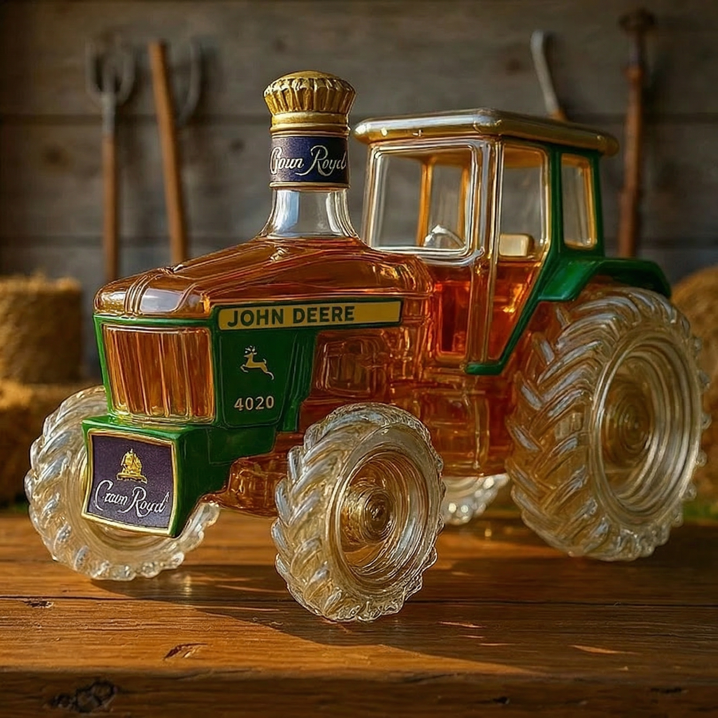 Bouteille de Whisky en Verre 4020