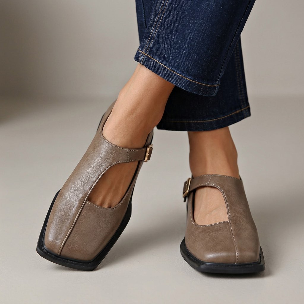 Rosa | Mary Janes with Strap