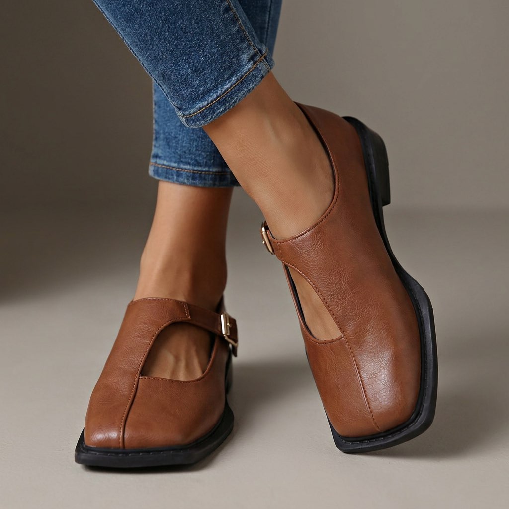 Rosa | Mary Janes with Strap