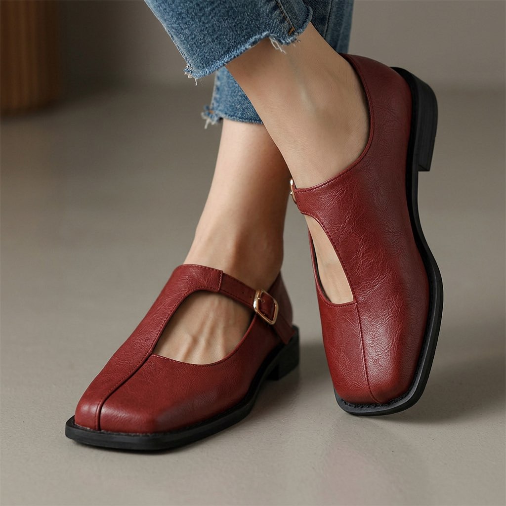 Rosa | Mary Janes with Strap